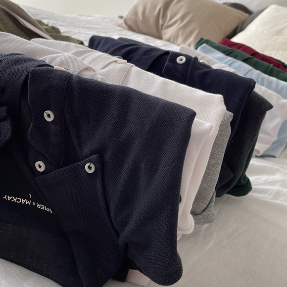 Spier and Mackay Men’s Long and Short Sleeve Polos - Picture 3 of 7